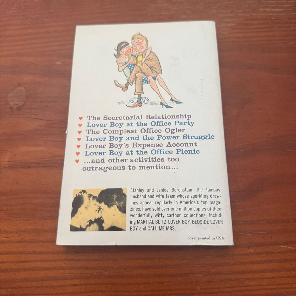 Stanley & Janice Berenstains Office Lover Boy First Edition 1962 Paperback Book - Picture 2 of 4